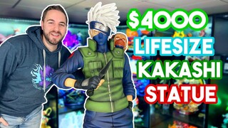 250,000 SUB SPECIAL! 🥳 Lifesize Kakashi Statue Unboxing | HUGE Naruto Showcase | M3 Studio