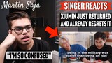 Singer Reacts Xiumin just returned and already regrets it | Martin Saja