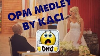 American Bride Sings an Original Pilipino Music (OPM) Medley