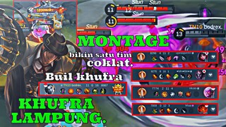 montage khufra lampung!! bikin satu tim coklat!ll auto mode ciro-ciro🔥🔥