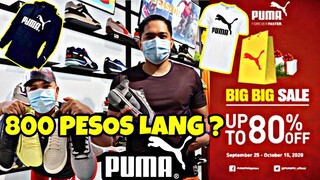 80% OFF BIG SALE SA PUMA STORE 800 PESOS LANG DAMING SUEDE SHOES AT APPARELS BAGSAK PRESYO NA!