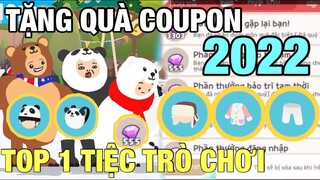 TẶNG QUÀ COUPON MỚI 2022, TOP 1 TIỆC TRÒ CHƠI LIÊN TIẾP TRONG PLAY TOGETHER