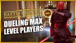 Dueling MAX Level Players 🤯 Star Wars Battlefront 2