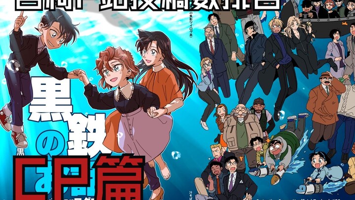 【排名】名侦探柯南＆魔术快斗系列CP P站投稿数统计-2024.1