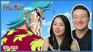 NEW CREW MEMBER FRANKY! | One Piece Episode 322 Couples Reaction & Discussion