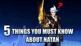FIVE THINGS YOU MUST KNOW ABOUT NATAN