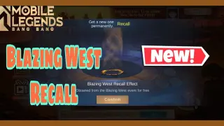 HOW TO GET BLAZING WEST RECALL | MLBB | EeXPi Gaming