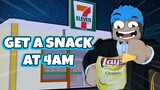 GET A SNACK AT 4AM | ROBLOX | KAYA TUMATABA LAGING GUTOM!