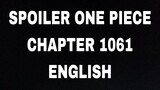 short spoiler leak of one piece chapter 1061 English