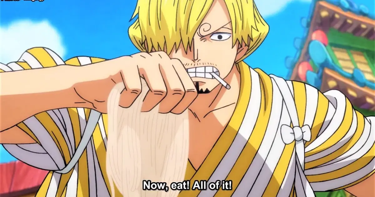 Sanji Feed The Wounded One Piece Bilibili