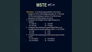 Transportation: Sight Distance on Vertical Sag Curves