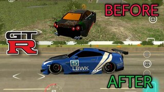 funny🤣rebuilding abandoned nissan gtr35 car parking multiplayer roleplay new update 2021