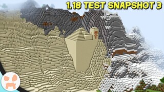 NEW BIOME, More Villages, + More! | Minecraft 1.18 Experimental Snapshot 3