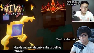 Gua & @NevinGaming Reaction Viva Fantasy Episode 13 (HEROBRINE SAGNE SAMA BATU)