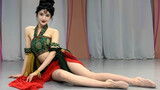 หญิงสาวเต้นระบำตุนหวงในเพลง Gu lan duo สง่างามมาก 