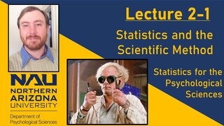 Lecture 2-1 - Statistics and the Scientific Method