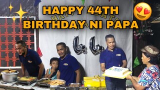 44TH BIRTHDAY NA NI PAPA (NAGBIGAY NG PAGKAIN SA MGA KASAMAHAN NIYA SA TRABAHO)