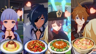 Feeding their Favorite Dishes! [Spices From the West Genshin Event]