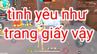 Tình yêu như trang giấy.