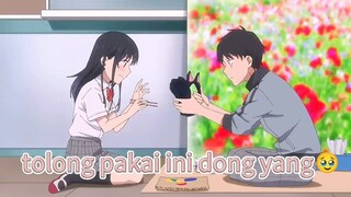 ketika lu meminta ayang pakai kuping kucing buat makan bersama