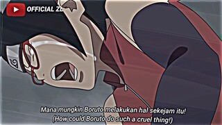 demi ayang buruto. sarada menangis mintak di selamat kan buruto🤧