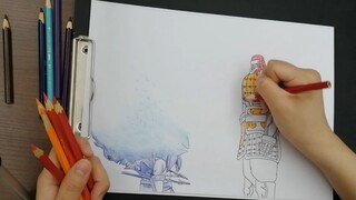 [Vẽ tranh] Vẽ nhân vật Vu Cấm, Hứa Chử của Phố Trấn Hồn