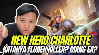 HERO BARU CHARLOTE SNK X AOV!! CALON HERO DS LANER LARIS MANIS DI RANKED NANTI! FLOREN KILLER KAH?