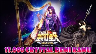 13.000 Crystal GACHA! Demi Mendapatkan PANDORA RANK S [Healer Terbaik] - Saint Seiya Awakening