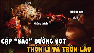 THROWTHI VÀ TRÂU ĂN RỒI "BÁO" VỚI CẶP TƯỚNG TEEMO VÀ RENGAR ĐI BOT