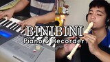 BINIBINI (Zack Tabudlo) - Piano and Recorder Flute Cover by Lian Insigne and Irenie Atenta