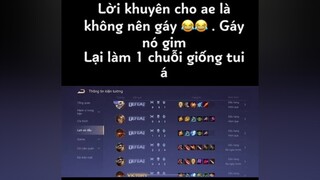 Khuyên với ae thôi . Tôi thua cũng phải gáy 🤣🤣😂😂 lienquan lienquanmobi xuhuong hàitiktok hàiliênquân