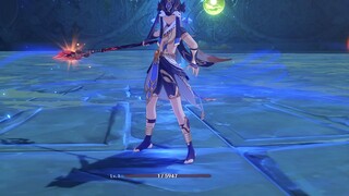 Level 1 Physical Cyno Test on Wolf Boss | Genshin Impact