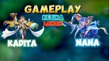GAMEPLAY KADITA KETIKA LAWAN NANA 🙌✍️ #contentcreatormlbb #kadita #gameplaykadita #wiamungtzy