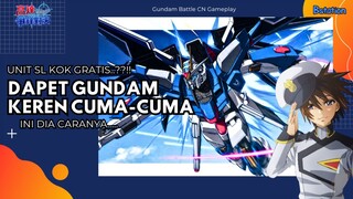 Hah.. Gundam SL Gratis .. ?? ini dia Cara Dapetin Rising Gundam di Gundam Battle CN