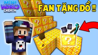 THỬ THÁCH SINH TỒN CÙNG FAN TRÊN "ĐẢO LUCKYBLOCK" TRONG MiniWorld !! *ĐƯỢC FAN TẶNG ĐỒ VIP*