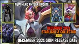 December 2021 Skins Release Date | Selena Villian Skin | Starlight & Collector Skin | MLBB