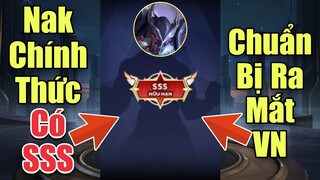 Nakroth chính thức có skin SSS cùng Richter Samurai, Quillen Tiên kiếm và Điêu thuyền Miss sắp ra