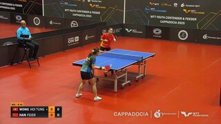 HANFEIER-WONG HOI TUNG-WTT Feeder Cappadocia 2025-MAIN DRAW-ROUND OF 16