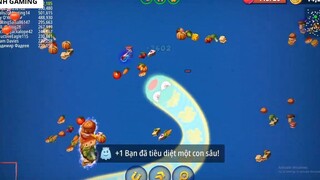 Rắn săn mồi #189 -  Trò chơi rắn, game con giun, Vùng giun đất.io - 2