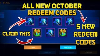 NEW 5 REDEEM CODES IN MOBILE LEGENDS | THIS NOVEMBER 2020 | REDEEM NOW (WITH PROOF) || MLBB