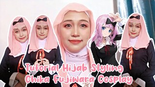 Chika Fujiwara Hijab Cosplay Tutorial | Kaguya sama : Love is War | Hanrra