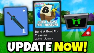 *NEW* UPDATE IS STARTING!! (RBB 3) | Build a boat for Treasure ROBLOX