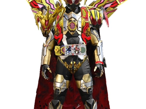 Ikatan kami dapat menciptakan masa depan. Kami adalah wujud tiga-dalam-satu dari Kamen Rider Jin Jin