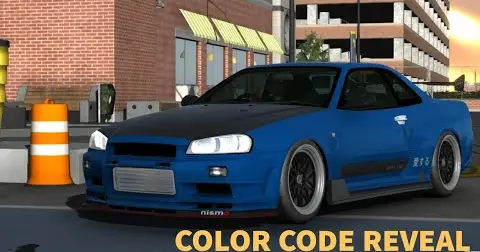 My Nissan Skyline Gtr R34 Color Code Reveal | 500 Likes Car Parking  Multiplayer - Bilibili