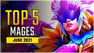 Top 5 Best Mage Heroes in June 2021 | Pharsa Rains Fire! Mobile Legends