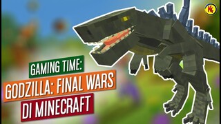 MAIN DAN REVIEW ADDON GODZILLA: FINAL WARS DI MINECRAFT PE | GAMING TIME #6