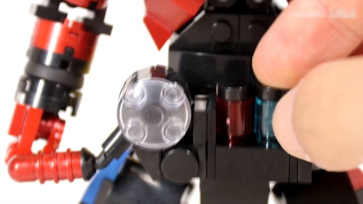 การจับคู่ที่ดีที่สุด! ฉันใช้ตัวต่อ Lego เพื่อคืนค่า Kamen Rider Build เวอร์ชัน Q