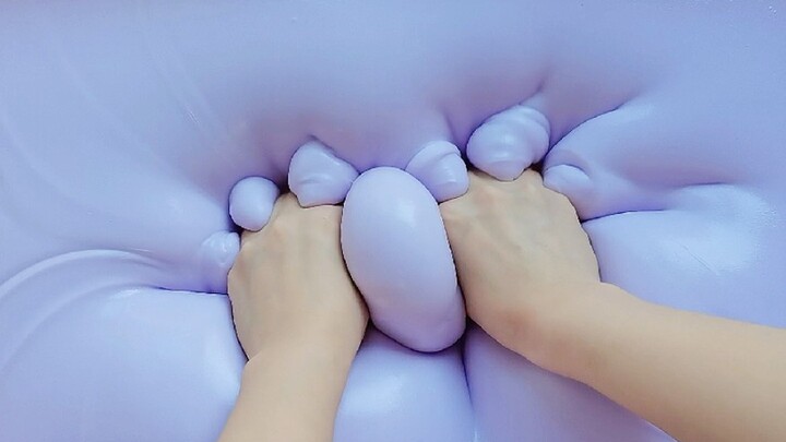 [Handicraft] This Butter Slime Is So Fun To Play With! 