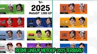 Daftar Pembalap Moto Gp 2025 Terbaru || Daftar Rider MotoGp 2025 || Line Up Motogp 2025