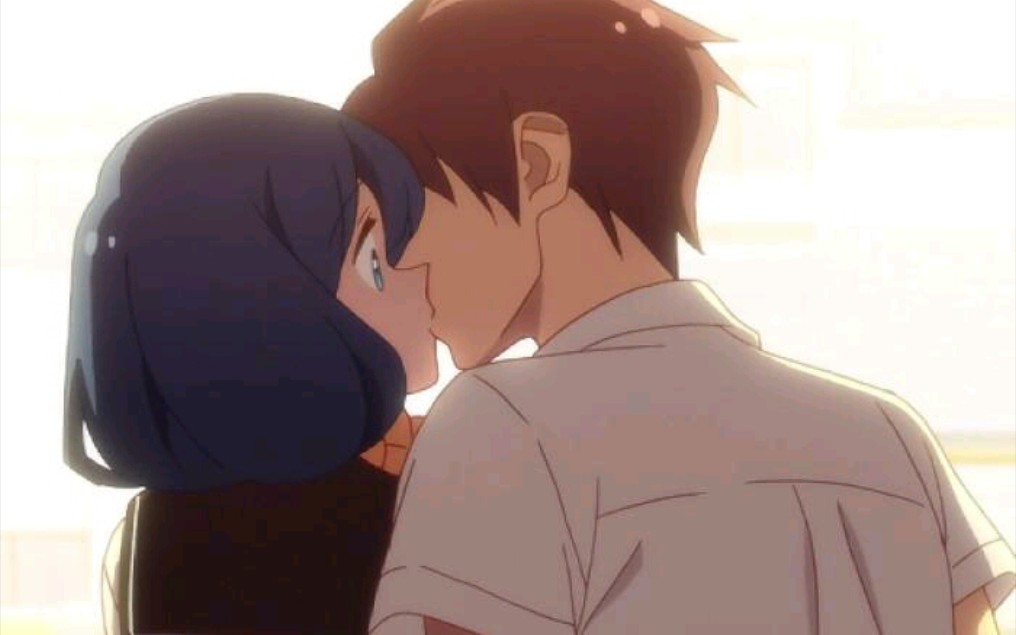 Anime][Remix]When a girl gets a forced French kiss - BiliBili